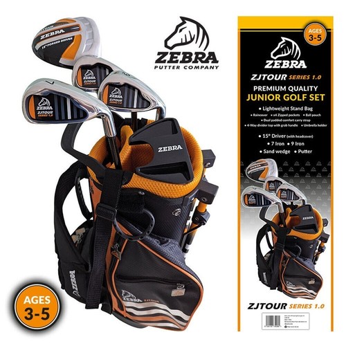 Zebra junior golf set 5 - zebra, 3-5