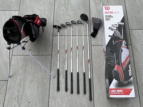 Wilson deep red junior golf - red,
